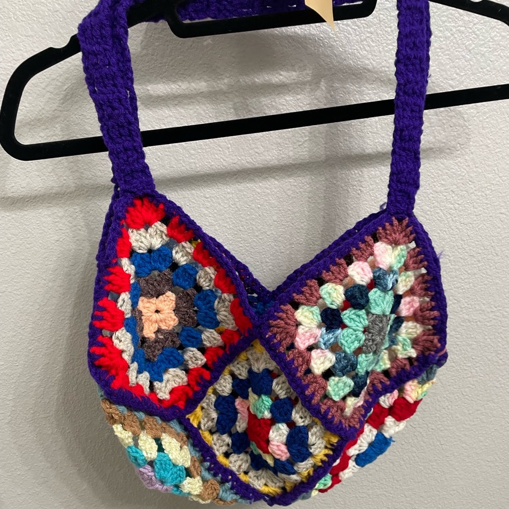 Handmade new crochet beach bag